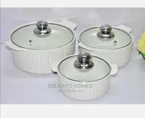 3pcs Set of Ceramic Serving Dishes