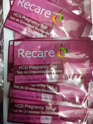 10pc Recare Pregnancy Test Kits - Teste De Grossesse Bandel