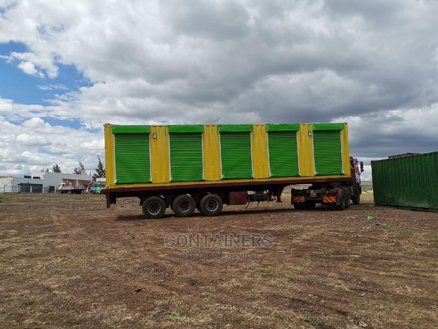 Container Stalls Being Delivered to Donholm