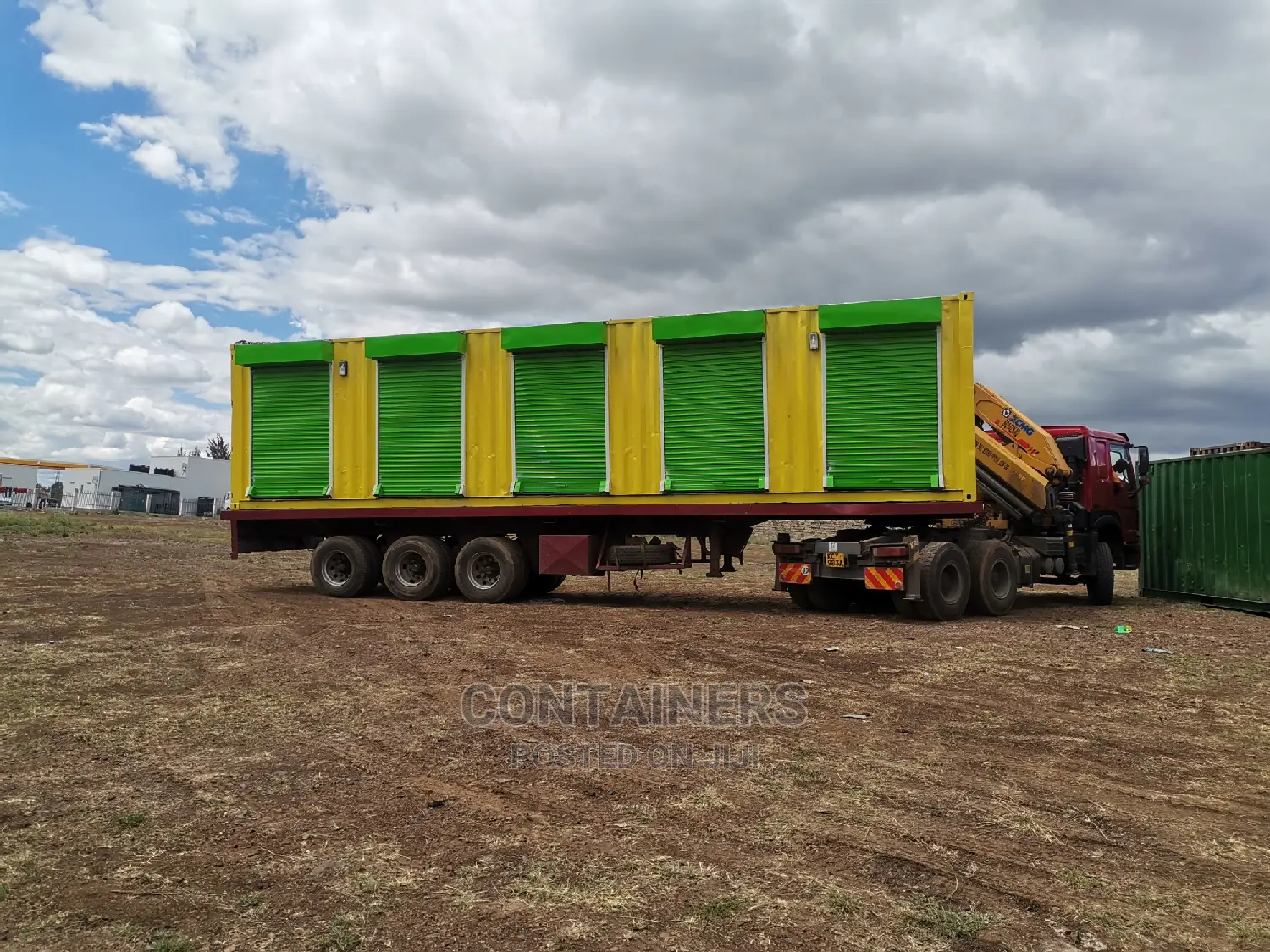 Container Stalls Being Delivered to Donholm