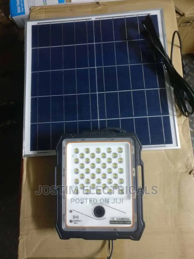 100w Solar Camera Flodlight