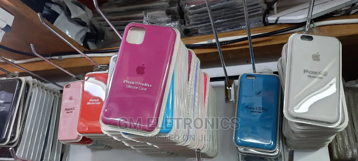 Silicone Back Cover for iPhones.