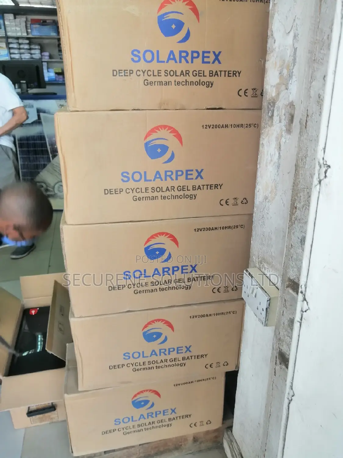 100ah Solarpex Free Maintenance Solar Battery