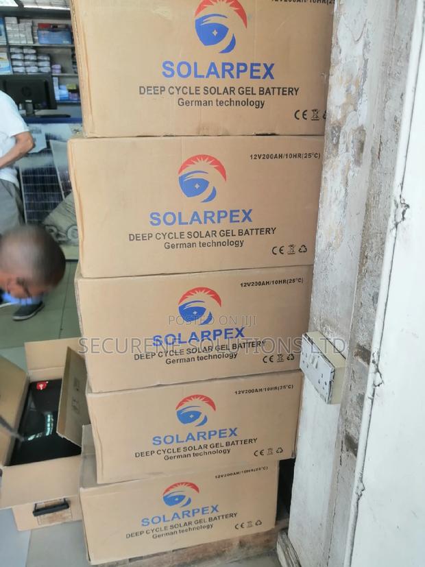 100ah Solarpex Free Maintenance Solar Battery - main view