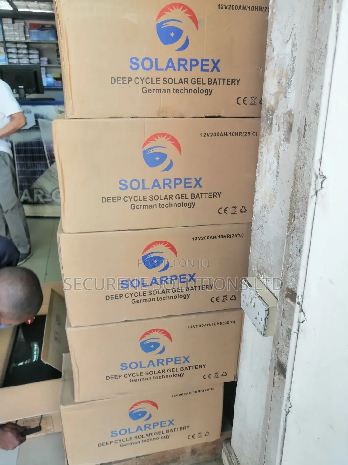 100ah Solarpex Free Maintenance Solar Battery