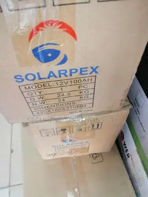 100ah Solarpex Free Maintenance Solar Battery