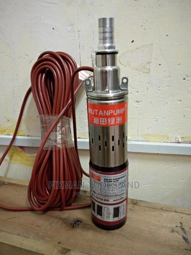 Dc Solar Submissive Pump, 50 M High, 1500 L/Hr, 250 Watts