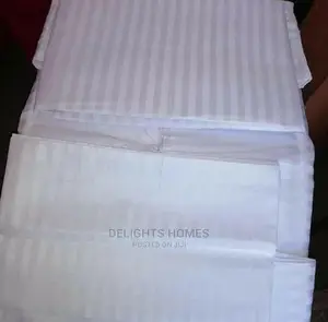 White Stripped Bedsheets 6by6