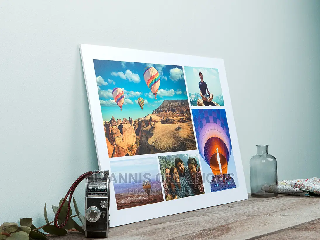 Photo Collage on Forex Board.