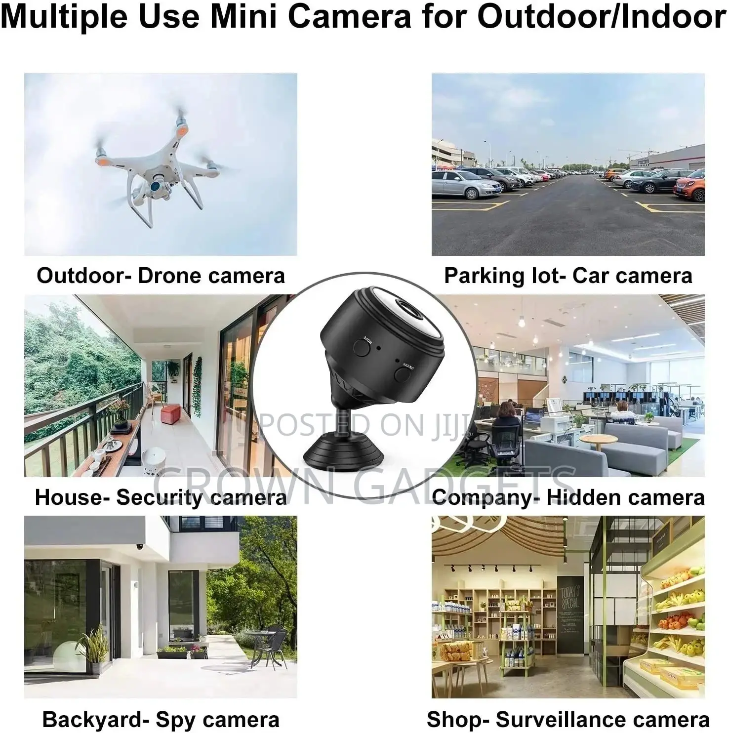 A9 Wifi 1080P Full HD Night Vision Wireless IP Camera