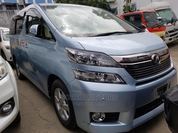 Toyota Vellfire 2014 Blue - thumbnail 3