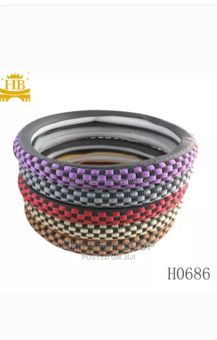 Thread Stitch Steering Wheel Cover