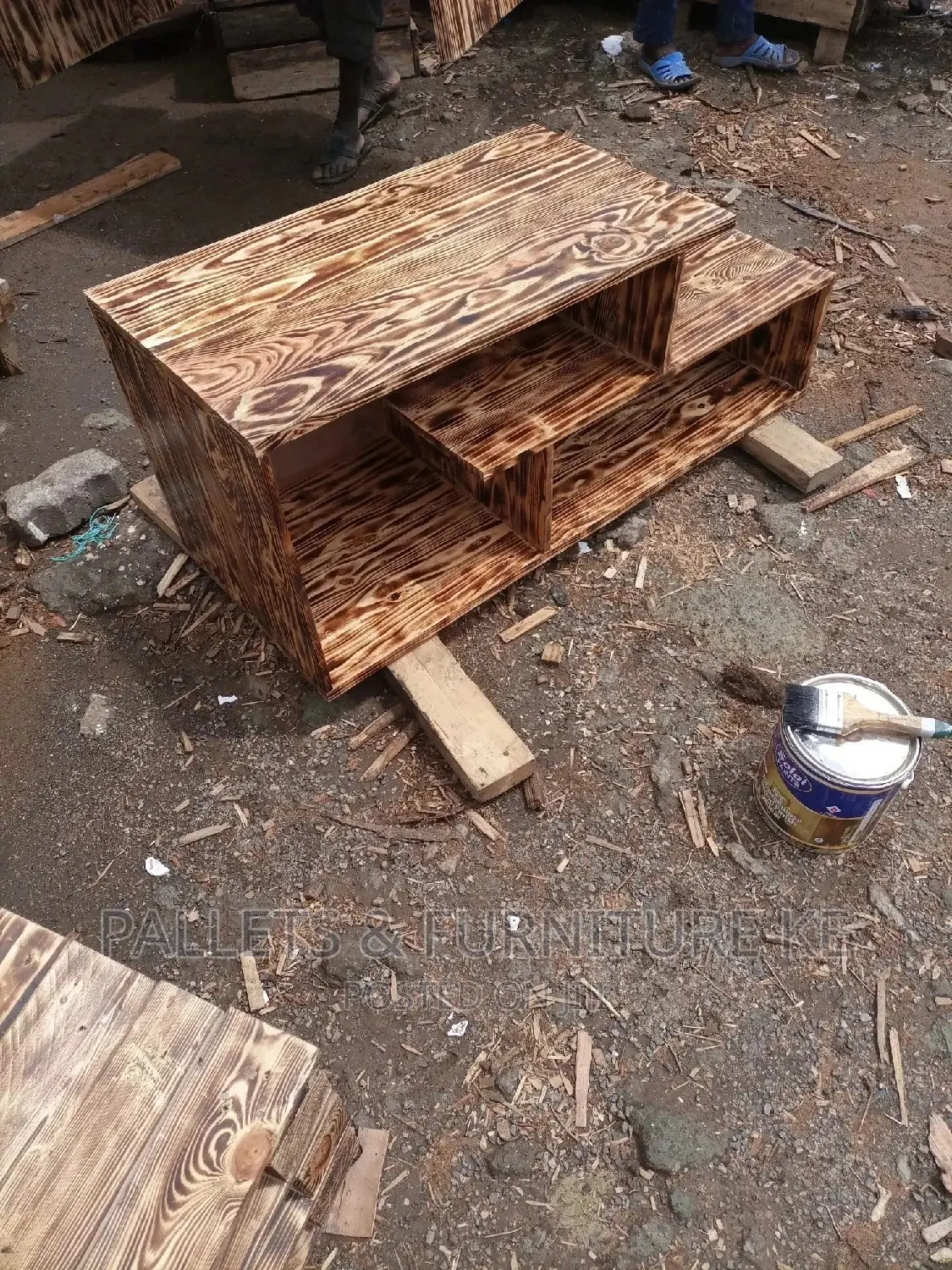 Tv Stand Torched