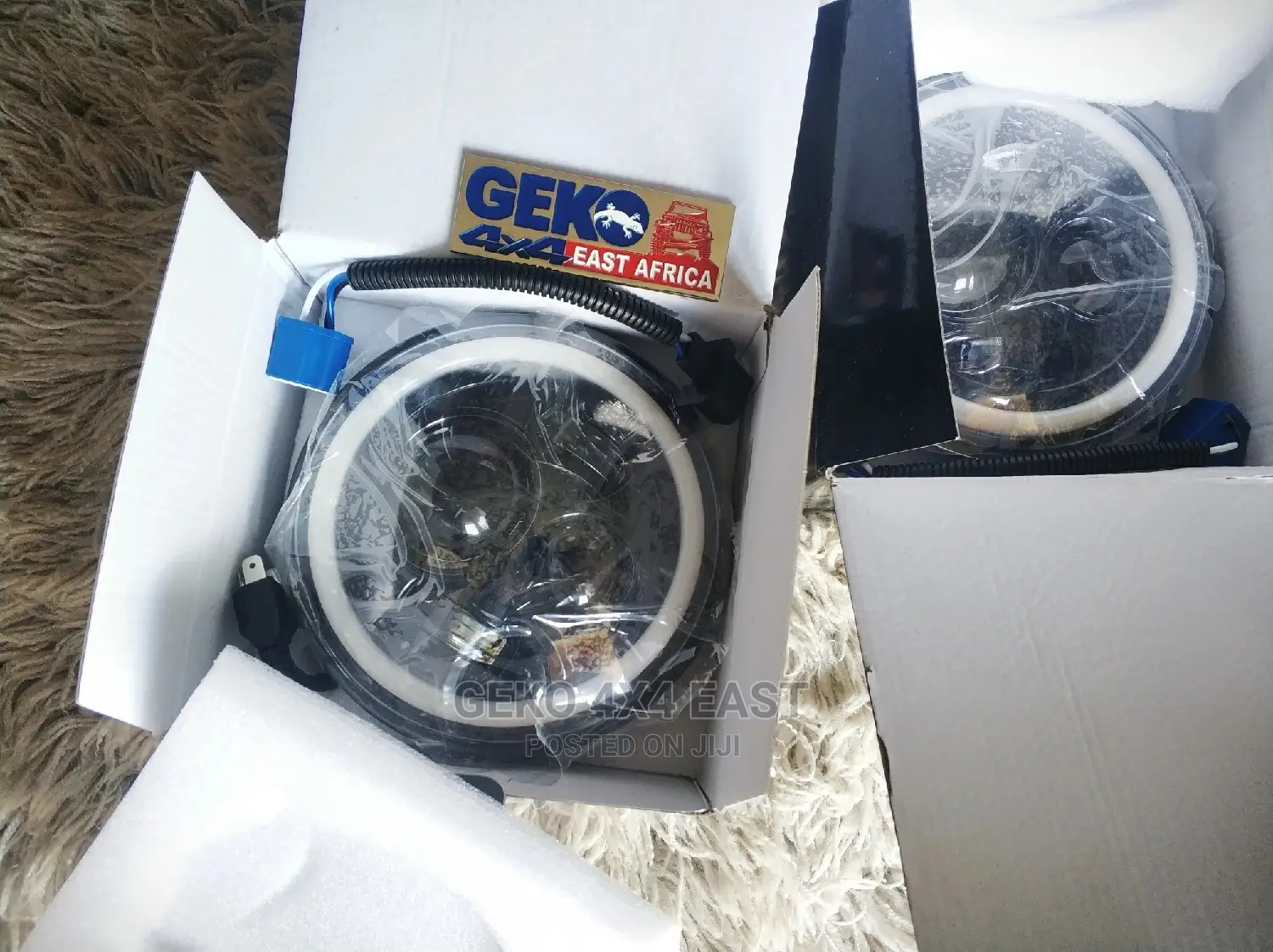 7 INCH 75watt ROUND HEADLIGHT With White/Amber Turn Signal