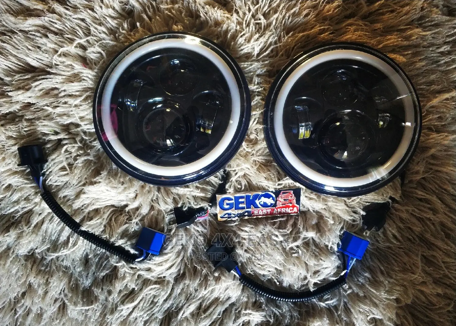 7 INCH 75watt ROUND HEADLIGHT With White/Amber Turn Signal