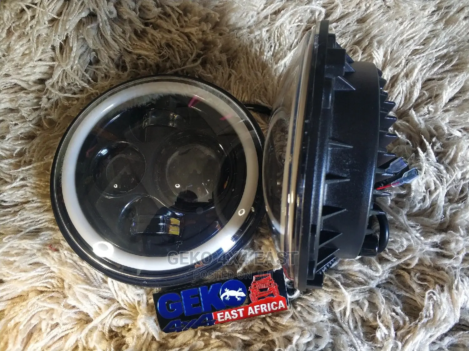 7 INCH 75watt ROUND HEADLIGHT With White/Amber Turn Signal