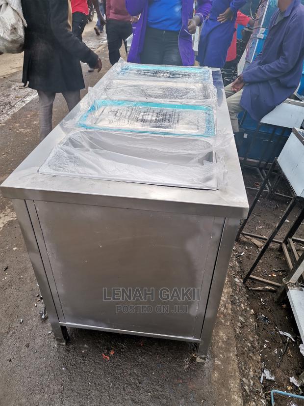 Stainless Steel Food Wormer Display - main view