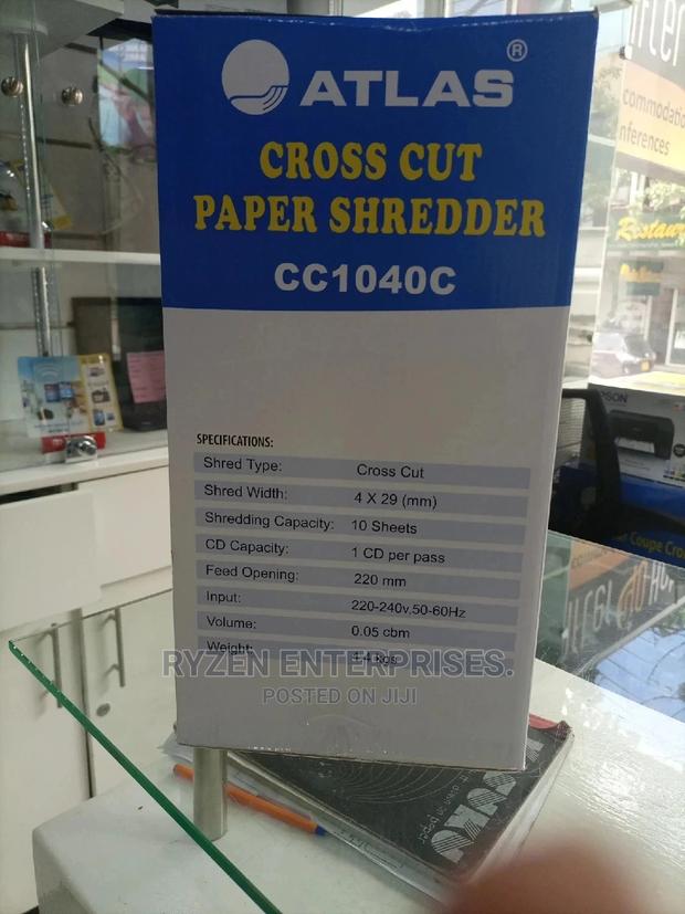 Atlas Paper Shredder Cc1040/ 10 Sheets Shredder/ 10 Sheets - thumbnail 3