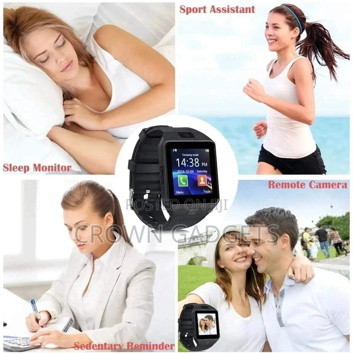 Touchscreen Wrist Smart Phone Watch Sports Fitness Tracker