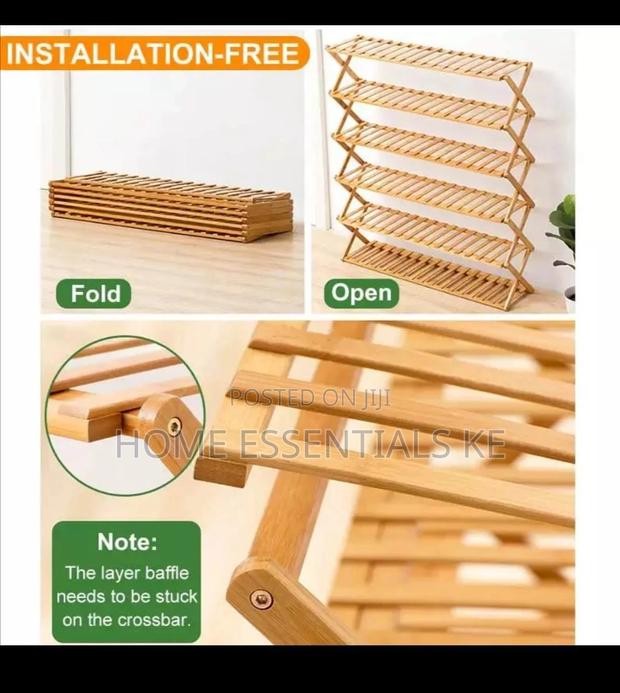 *6 Layer Foldable Shoerack Can Hold 36 Pairs - thumbnail 4