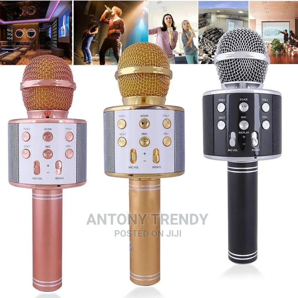 Ws-858 Bluetooth Wireless Microphone Handheld Karaoke Mic