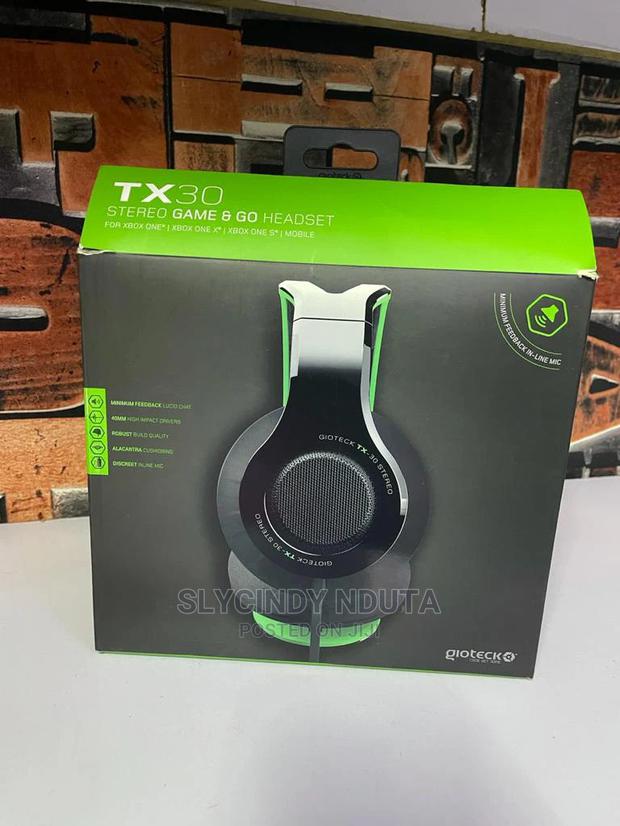 Tx30game and Goheadset - main view