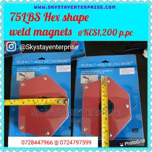 5" Welding Magnet Hexagon Shape 75lbs