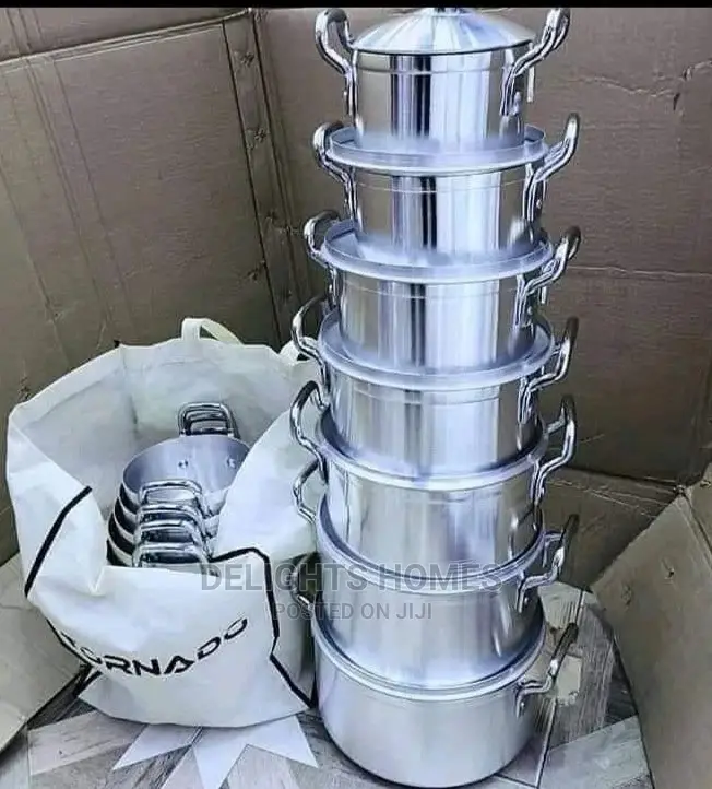 14pcs Aluminium Cooking Pot Set