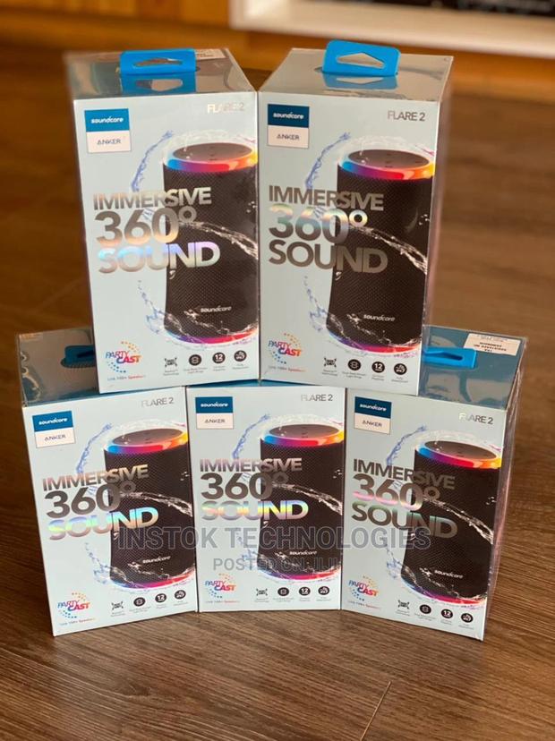 Anker Soundcore Flare 2 360° Bluetooth Speaker With Partycas