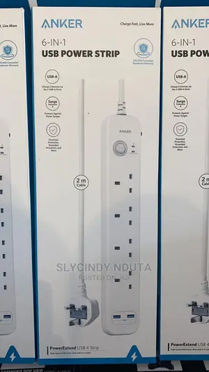 Anker 6in1 Usb Power Strip
