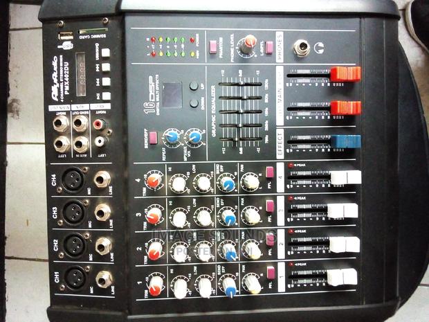 Powered Mixer 4channels - main view