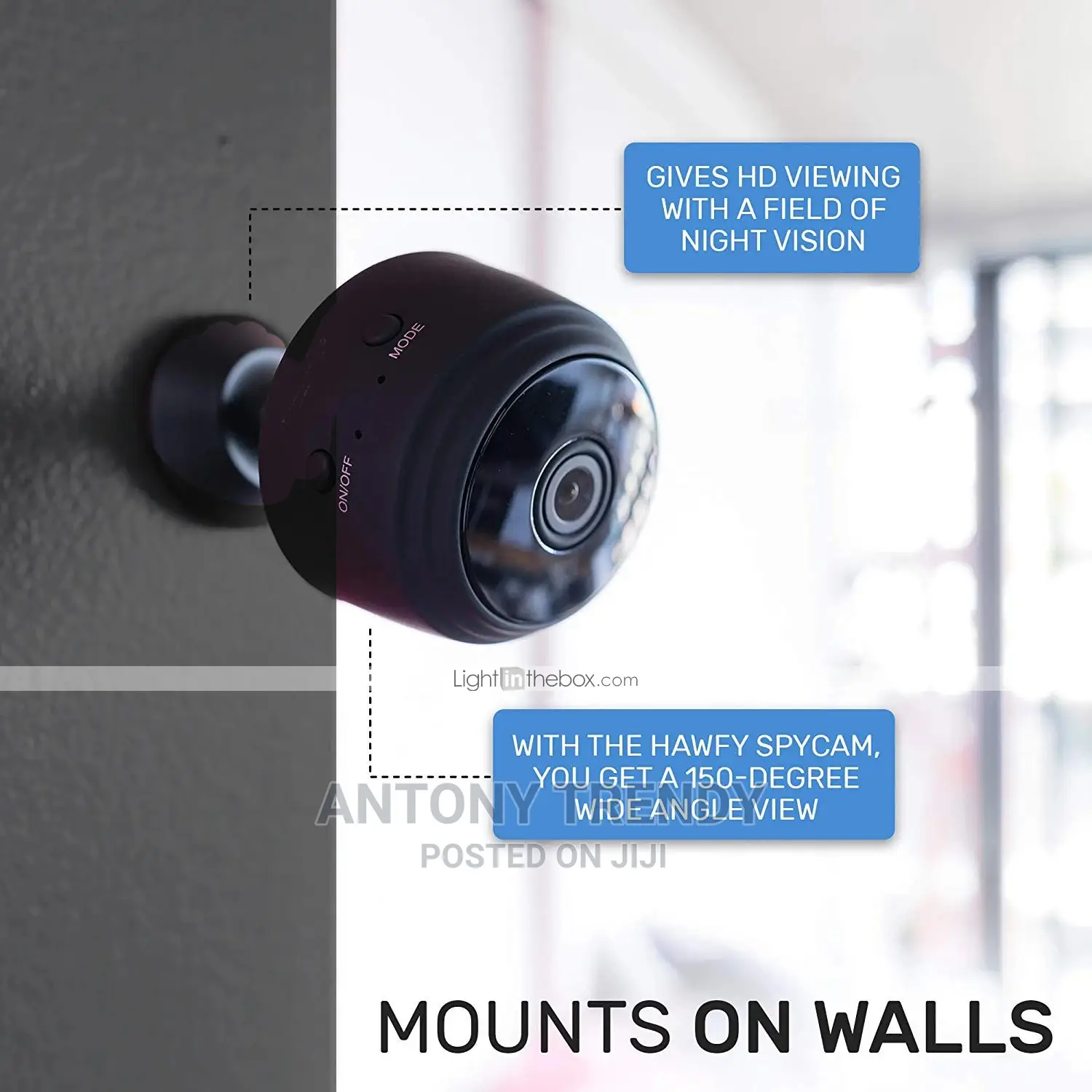 A9 HD Camera, Small Size, Easy to Hide Wifi