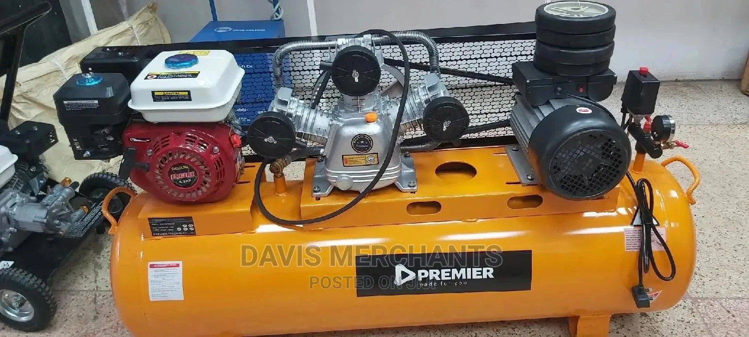 Air Comprising Machine Both Petrol and Electric 150 Litre