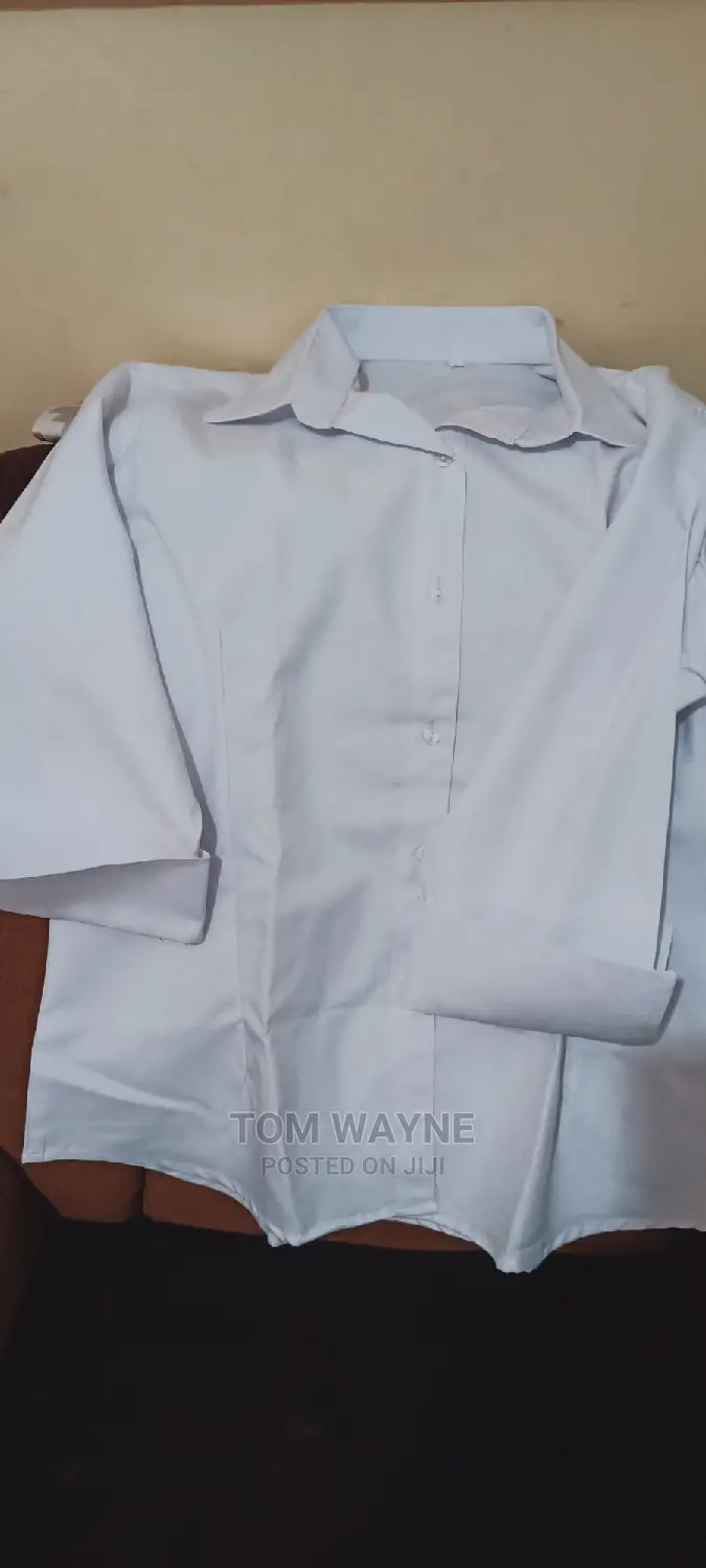 Female Staff Uniform Blouses, White, Blue, Mixed Colors Too