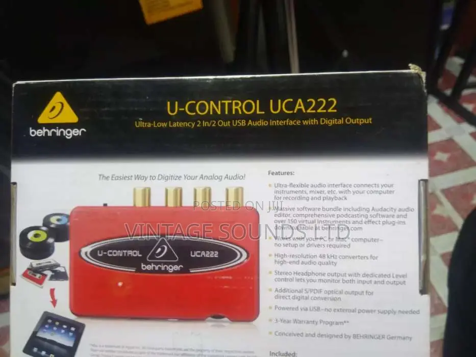 One Channel Uca 222 Studio Soundcard