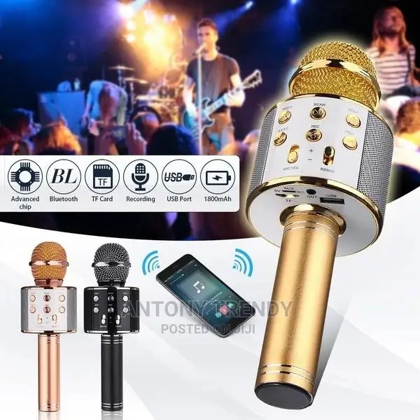 Original Wster Ws-858 Wireless Karaoke