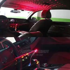 Usting Flexible USB Night Lamp Fit All Cars Ceiling Roof