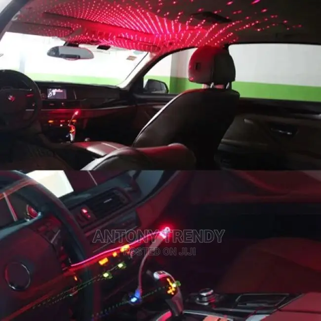 Usting Flexible USB Night Lamp Fit All Cars Ceiling Roof