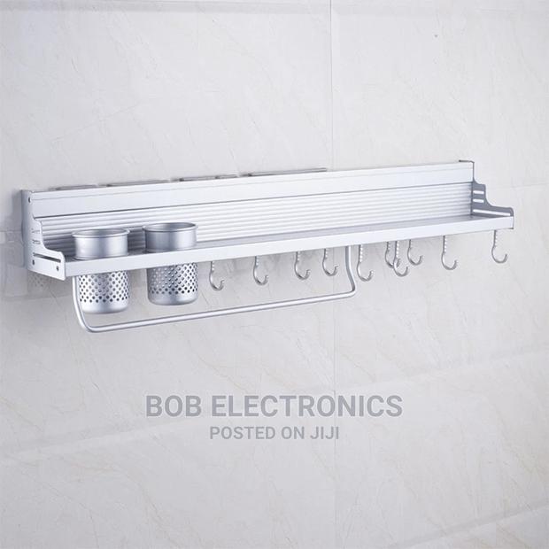 Wall Mounted Kitchen Organizer Shelf - main view