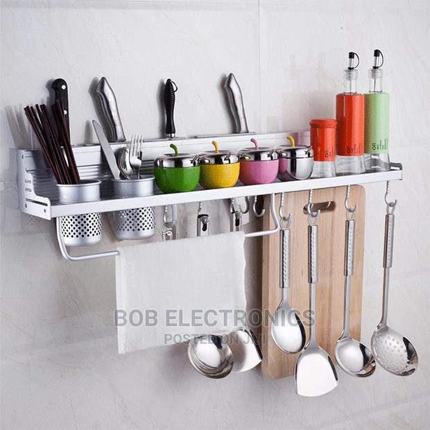 Wall Mounted Kitchen Organizer Shelf - thumbnail 2