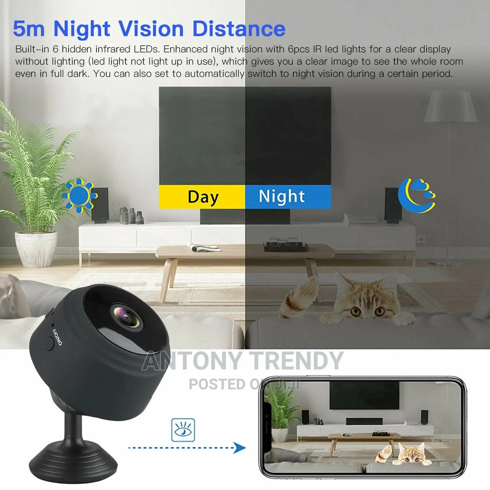 Home Security Wifi Full Hd Mini Camera Nanny Baby Monitor A9