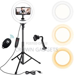 Generic 26cm/10 Inch Led Ringlight With Lightstand Universal - thumbnail 2