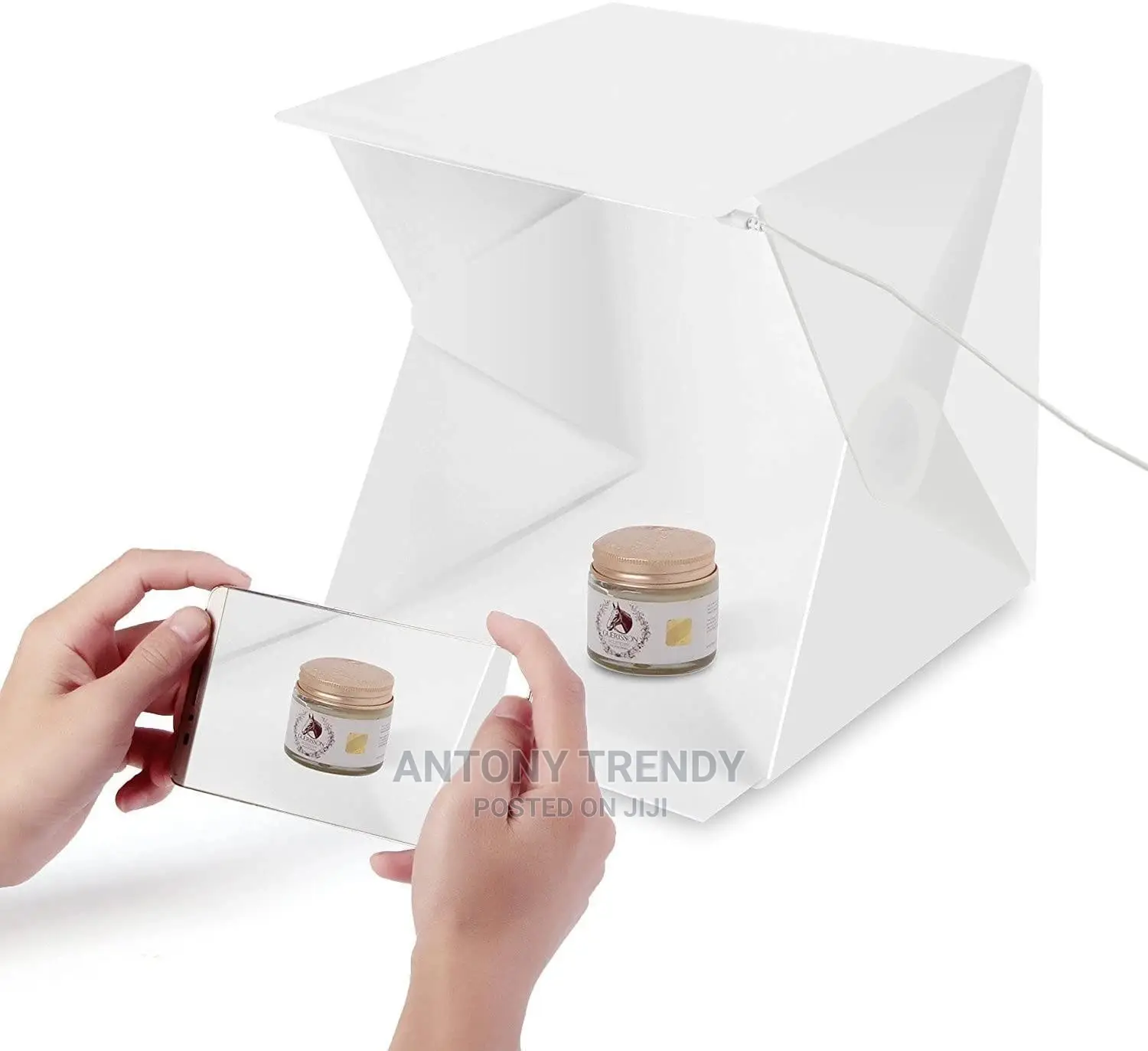 Portable Folding 23cm/9" Lightbox Photography LED Light