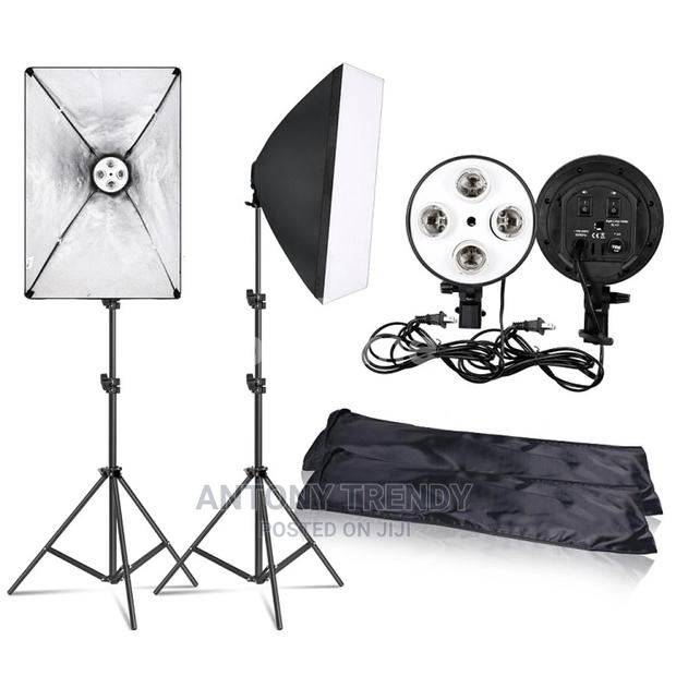 Softbox Lighting Kit With E27 Lamp Holder - main view