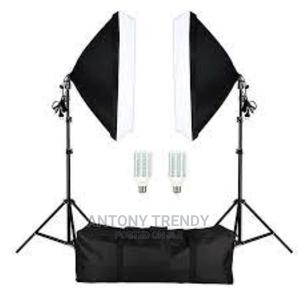 Lighting Soft Box With Adjustable Lamp Stand Video Shooting - thumbnail 2
