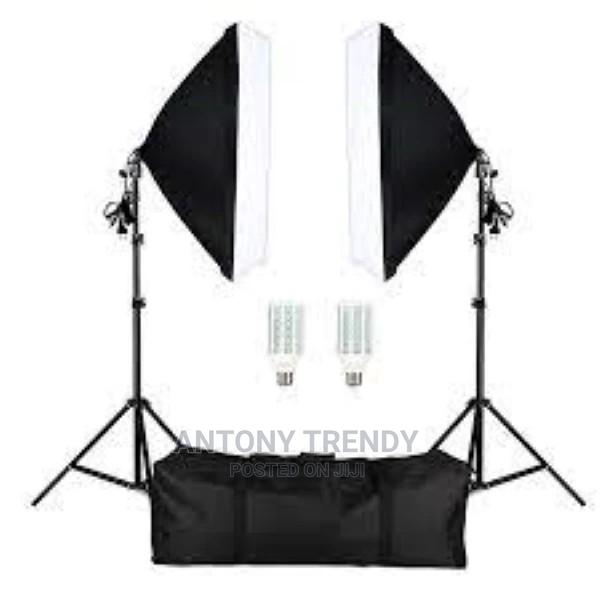Lighting Soft Box With Adjustable Lamp Stand Video Shooting - main view