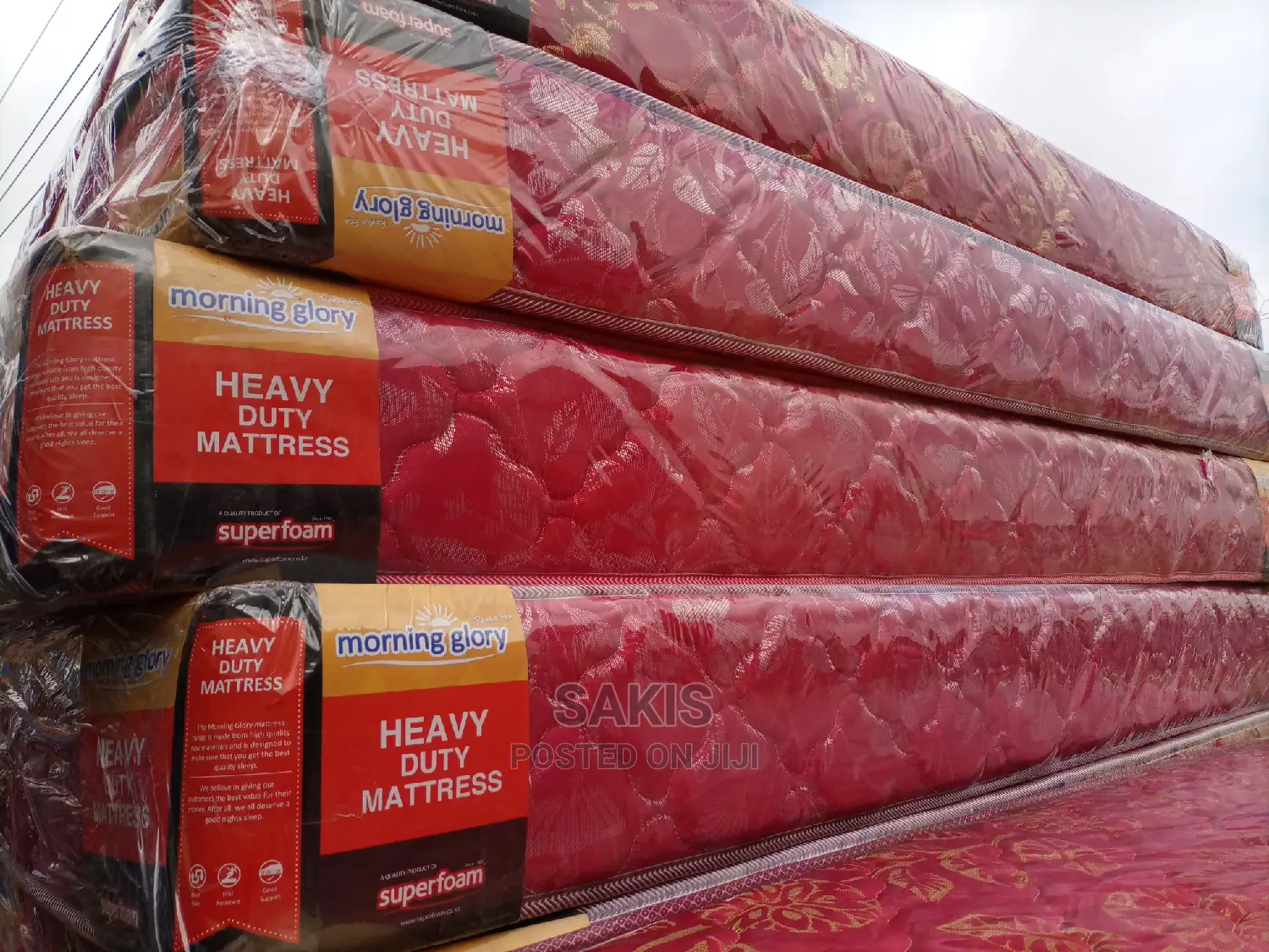 5 by 6, 8inch Heavy Duty Quilted Mattresses. Free Delivery