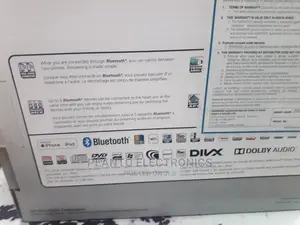 DDX419BT AV Receiver With 6.2inch WVGA Clear-Coated Resistiv