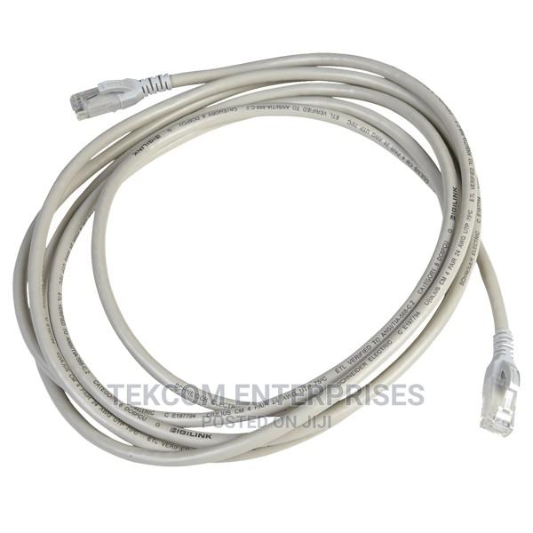 Digilink - Cat6 UTP 24 AWG PVC Round Patch Cord - 3M - Grey