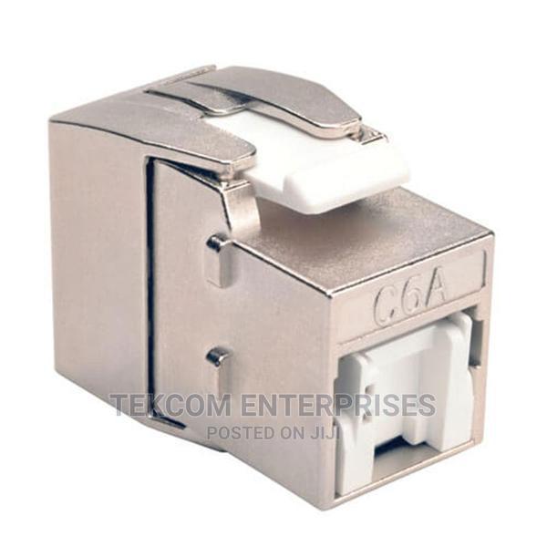 Cat6 FTP 180punch Down Keystone Jack- Silver Color - main view